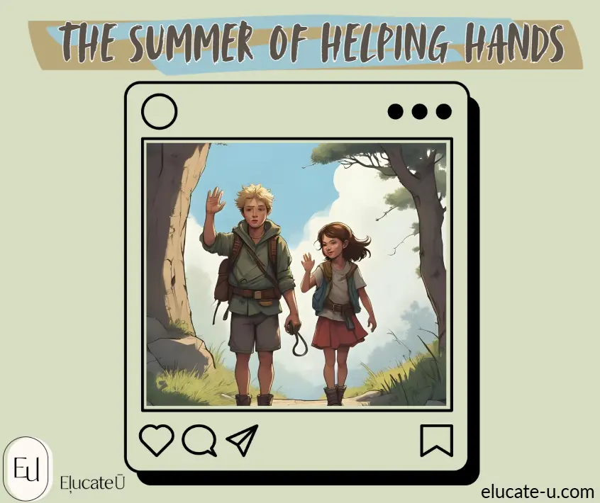 The Summer of Helping Hands: 5-Day Activity Pack & Audio Picture Book. - Educational Resource by Elucate U