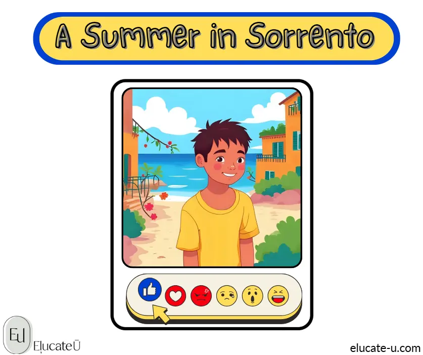 A Summer in Sorrento: 5-Day Story-Based Activity Pack - Media 1